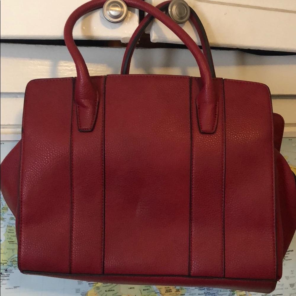 Red Satchel Purse